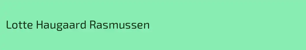 Lotte Haugaard Rasmussen